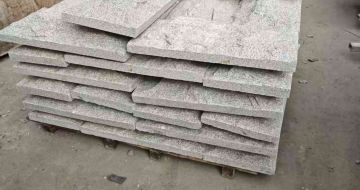 株洲芝麻白蘑菇石，自然面