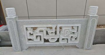 株洲芝麻白河道栏杆 桥栏杆