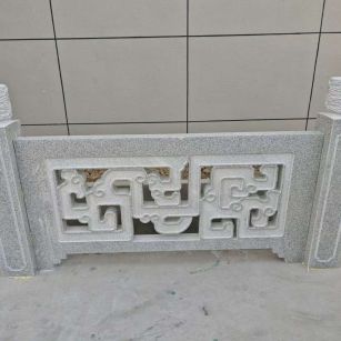 株洲芝麻白河道栏杆 桥栏杆