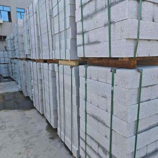 株洲芝麻白路牙石，路侧石