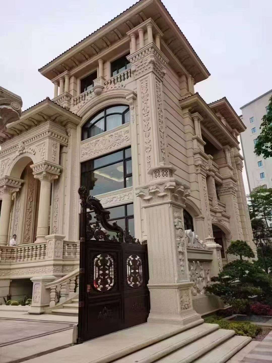 株洲黄金麻别墅外墙异形定制