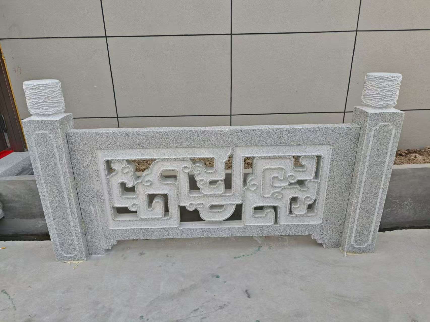 株洲芝麻白河道栏杆 桥栏杆