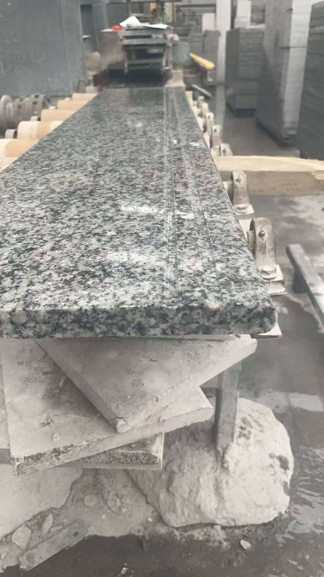 株洲芝麻白楼梯踏步 芙蓉白