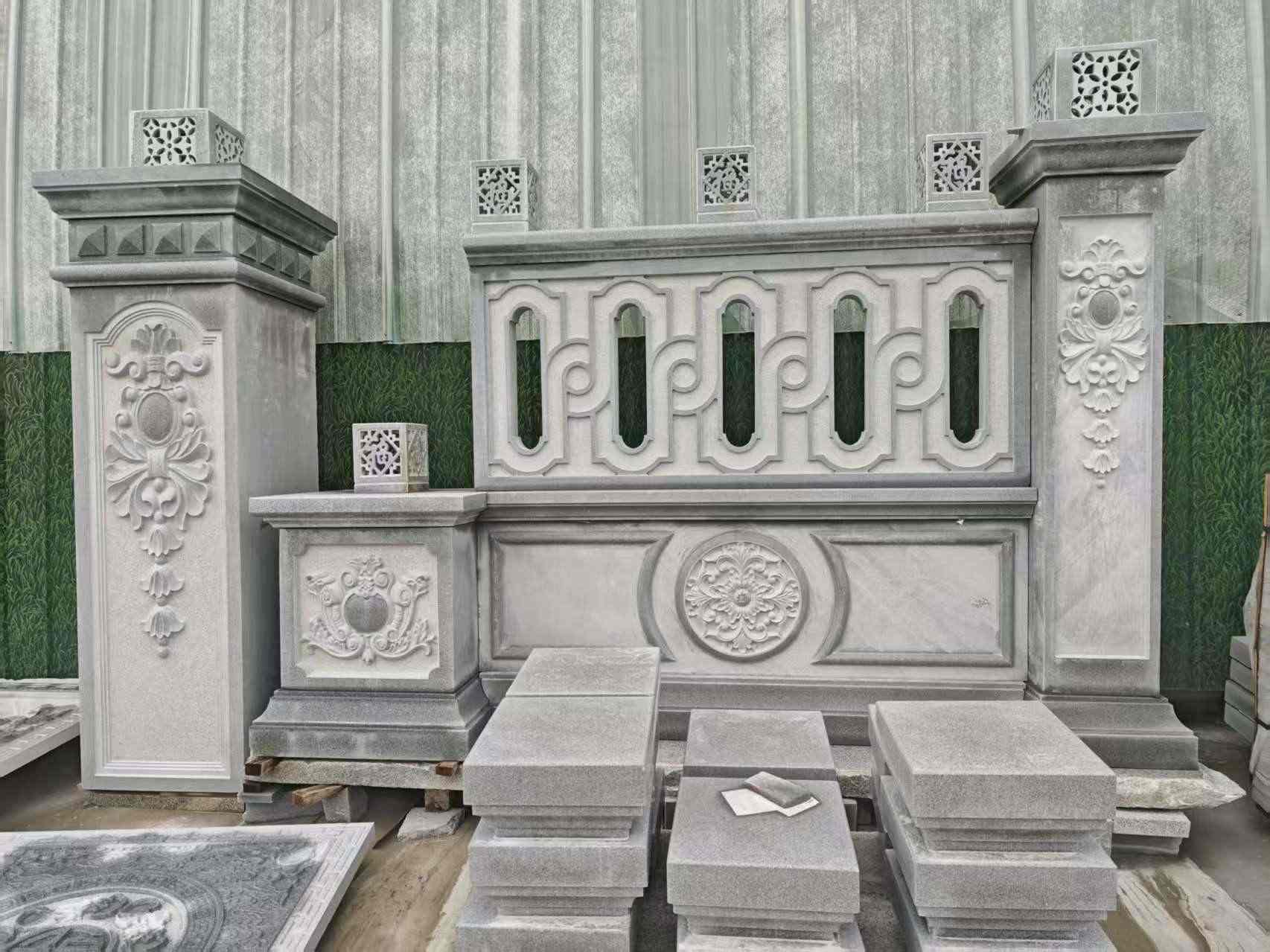 株洲芝麻灰异形别墅门头